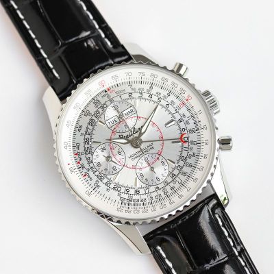 Breitling 43*14.1MM Etc7751 Movement Waterproof White Wrist Watch